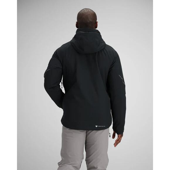 $299 Obermeyer Raze Ski Jacket Men's Size 2XL Removable Hood Black NWT - Picture 9 of 11
